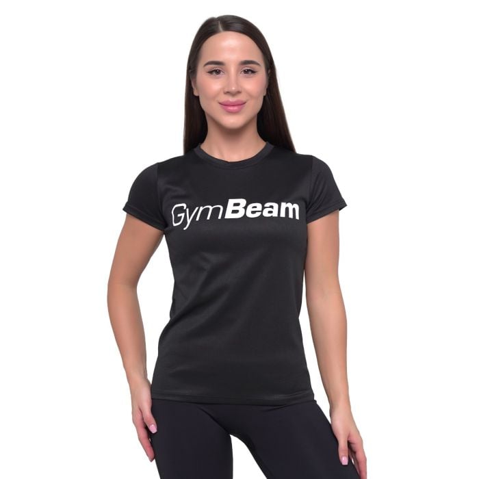 T-Shirt da Donna Mesh Essence Black - GymBeam M