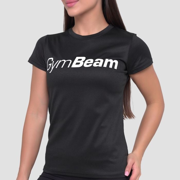 T-Shirt da Donna Mesh Essence Black - GymBeam M