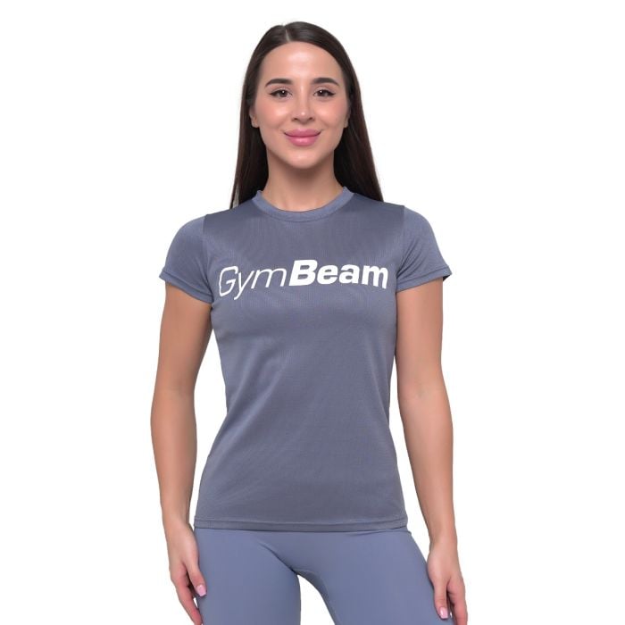 T-Shirt da Donna Mesh Essence Denim Blue - GymBeam XS