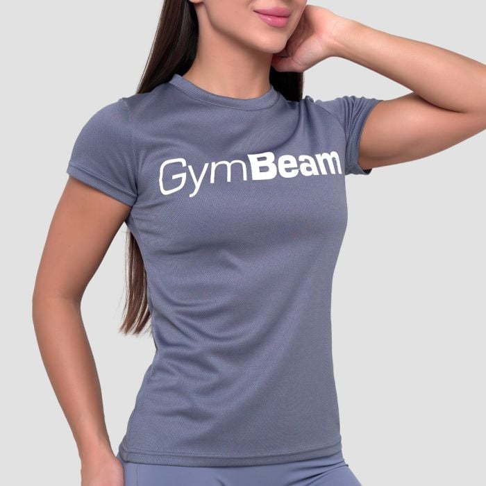 T-Shirt da Donna Mesh Essence Denim Blue - GymBeam XS