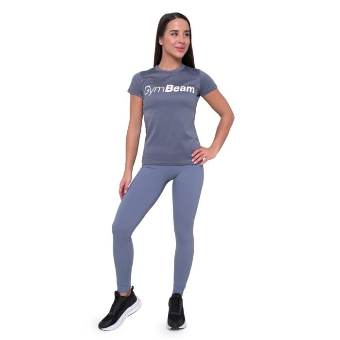 T-Shirt da Donna Mesh Essence Denim Blue - GymBeam XS