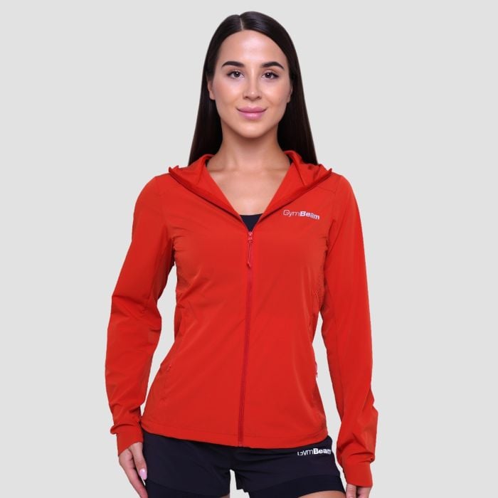 Giacca Pulse Running da Donna Orange - GymBeam XS