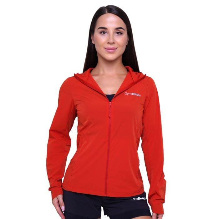 Giacca Pulse Running da Donna Orange - GymBeam XS
