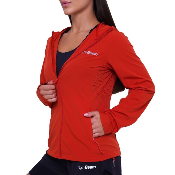 Giacca Pulse Running da Donna Orange - GymBeam XS