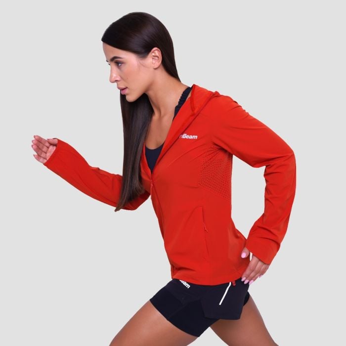 Giacca Pulse Running da Donna Orange - GymBeam XS
