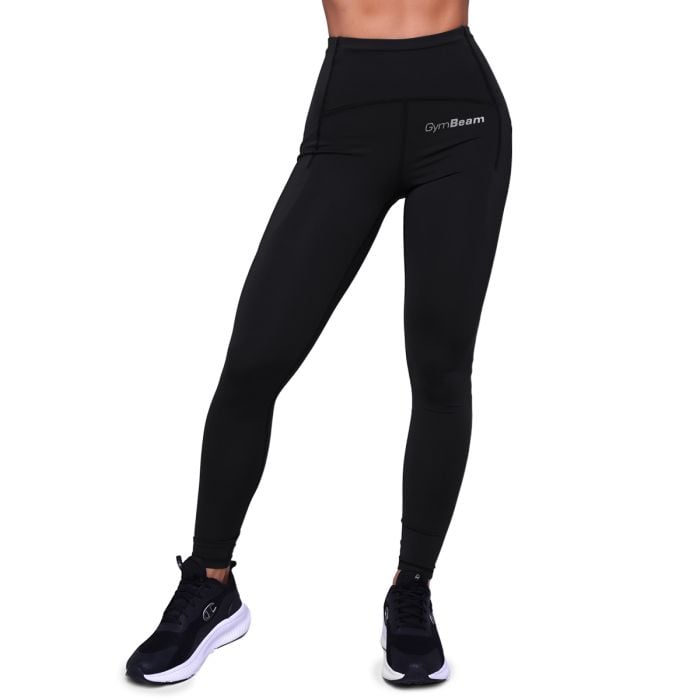 Leggings Pulse Running da Donna Black - GymBeam L