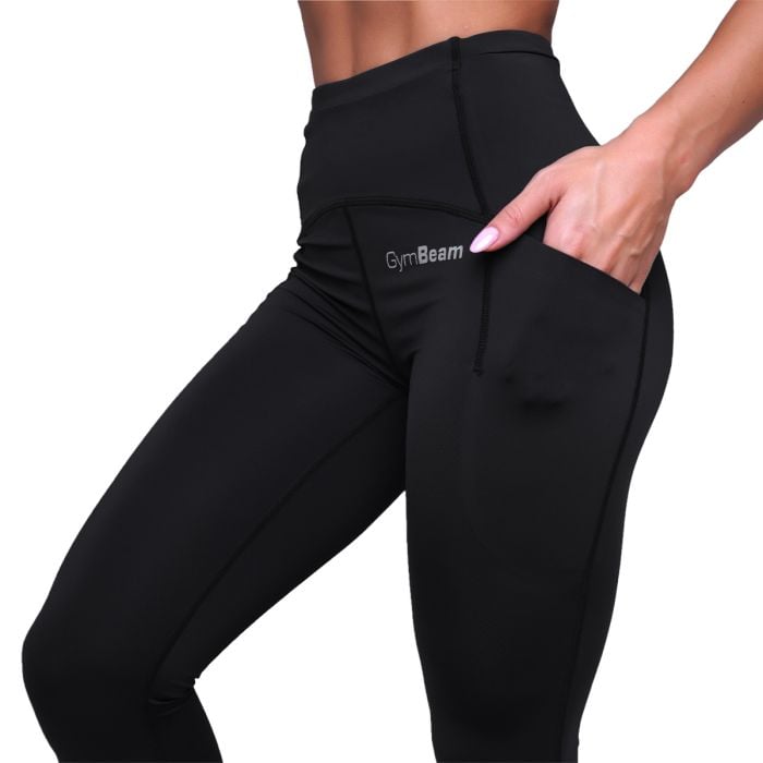 Leggings Pulse Running da Donna Black - GymBeam L