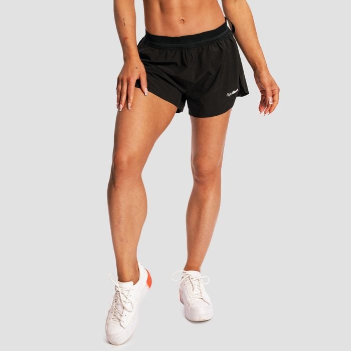 Pantaloncini da Donna Pulse X Running Black - GymBeam L