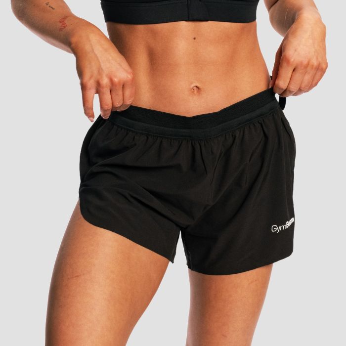 Pantaloncini da Donna Pulse X Running Black - GymBeam L
