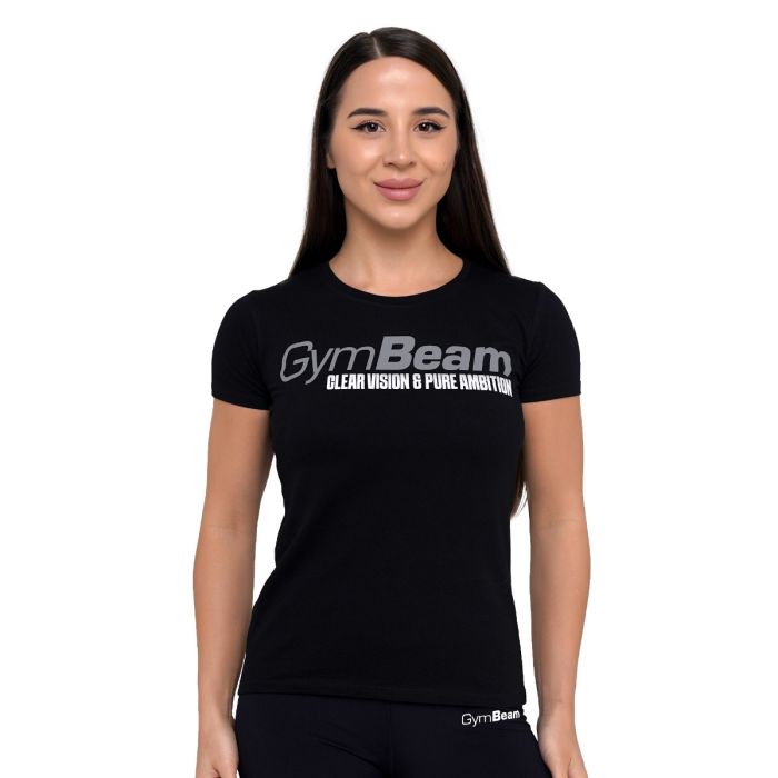 T-Shirt da Donna Pure Ambition Black - GymBeam S