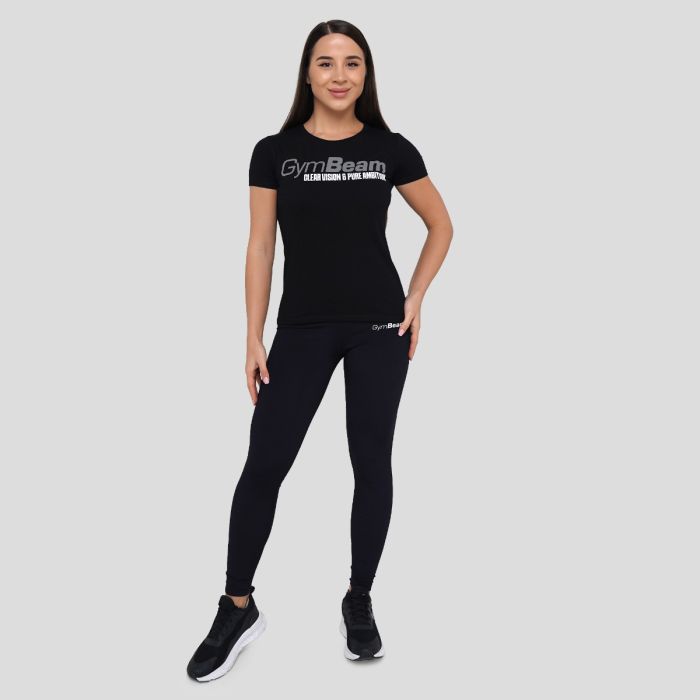 T-Shirt da Donna Pure Ambition Black - GymBeam S