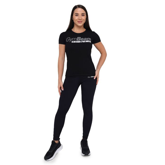 T-Shirt da Donna Pure Ambition Black - GymBeam S