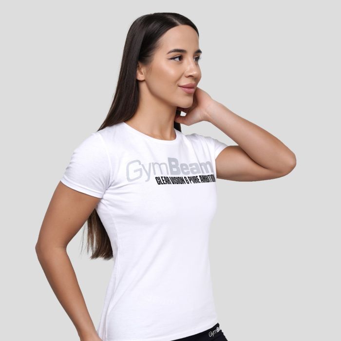 T-Shirt da Donna Pure Ambition White - GymBeam XL