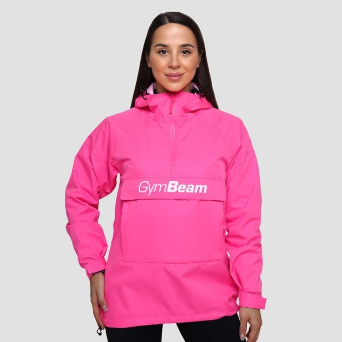 Giacca Impermeabile Smock da Donna Fuchsia - GymBeam S