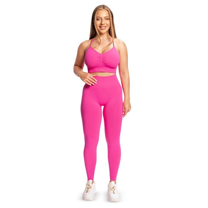 Leggings da Donna Sculpt Seamless Rose - GymBeam S