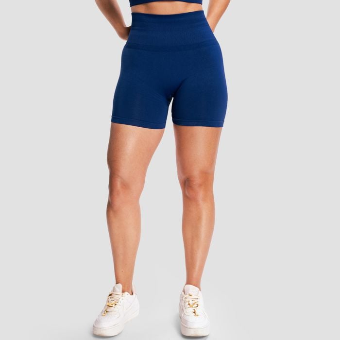Pantaloncini da Donna Sculpt Seamless Navy - GymBeam S