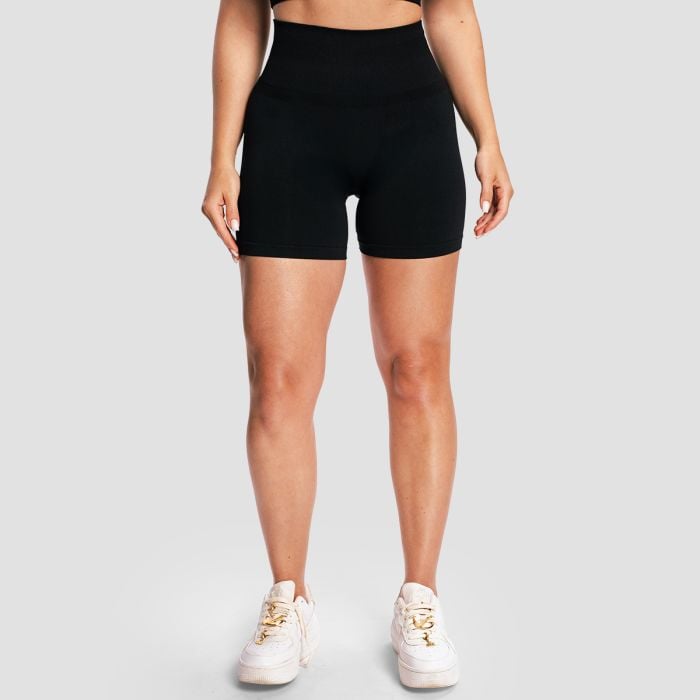 Pantaloncini da Donna Sculpt Seamless Black - GymBeam XL