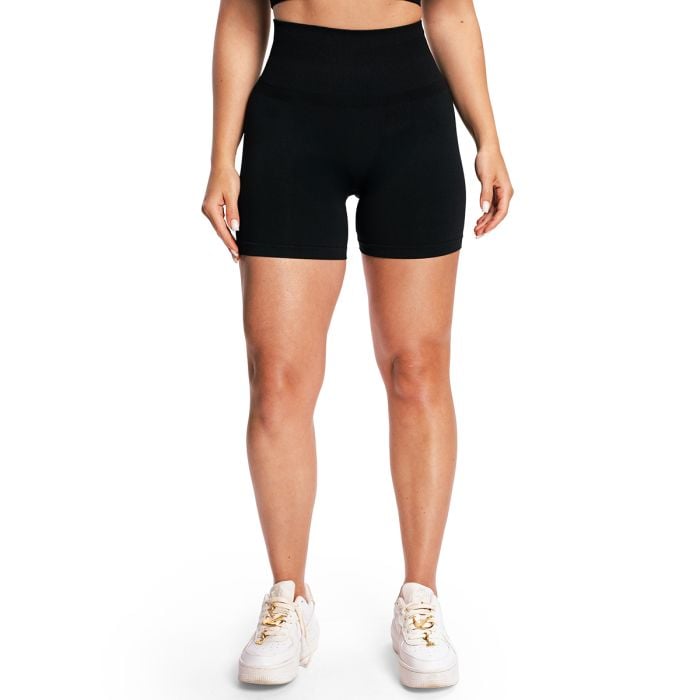 Pantaloncini da Donna Sculpt Seamless Black - GymBeam XL
