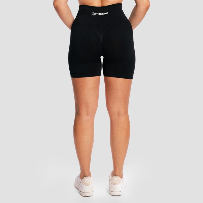 Pantaloncini da Donna Sculpt Seamless Black - GymBeam XL