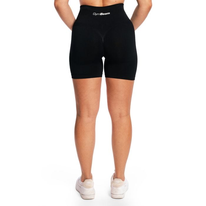 Pantaloncini da Donna Sculpt Seamless Black - GymBeam XL