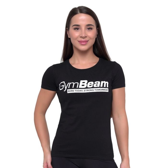 T-Shirt da Donna Strong Tomorrow Black - GymBeam XL