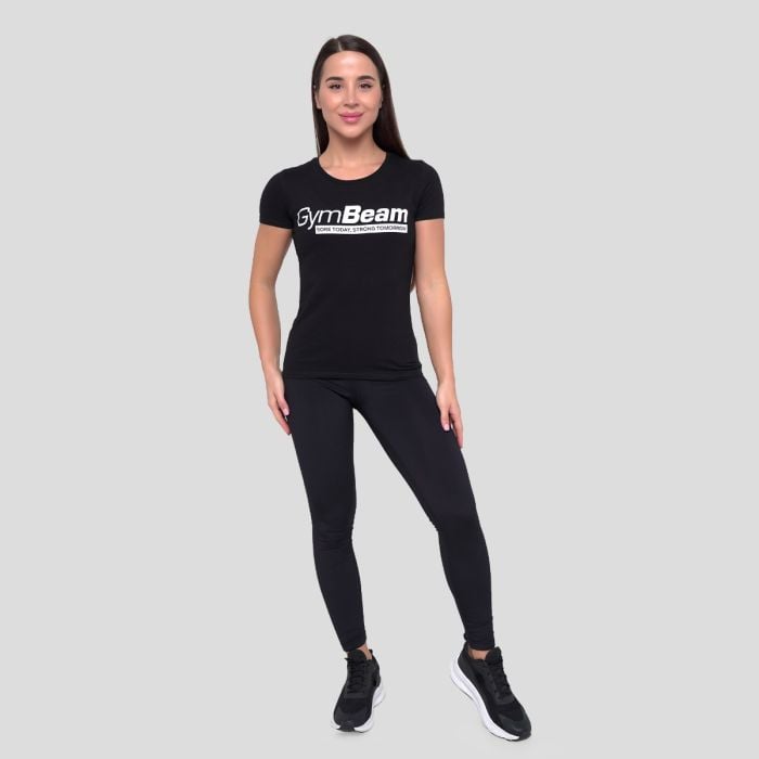 T-Shirt da Donna Strong Tomorrow Black - GymBeam XL