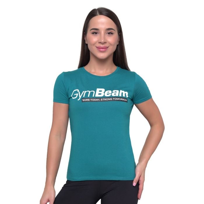 T-Shirt da Donna Strong Tomorrow Blue - GymBeam XS