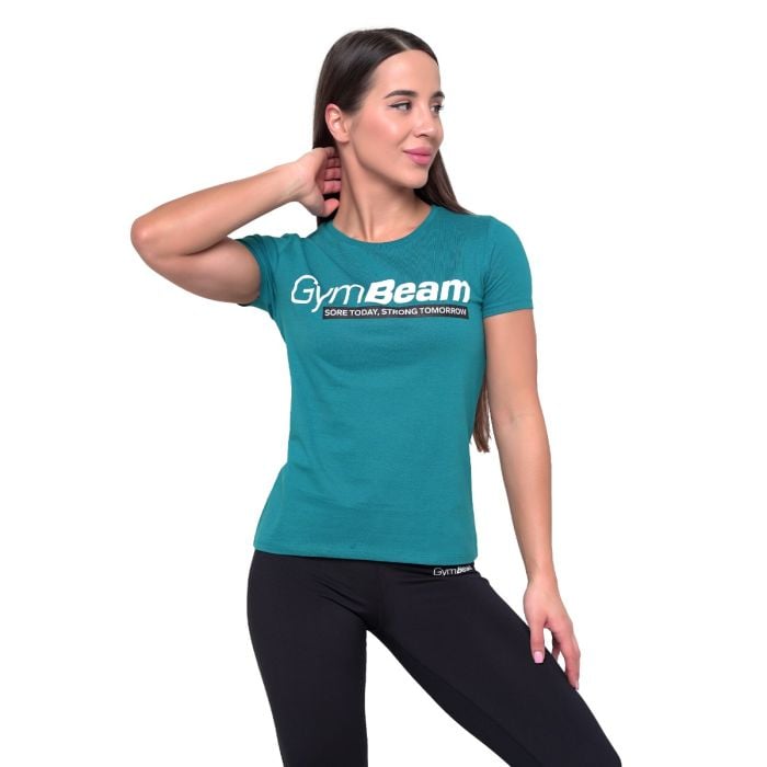 T-Shirt da Donna Strong Tomorrow Blue - GymBeam XS