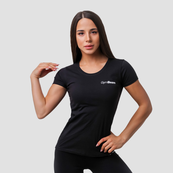 T-Shirt da Donna Basic 3Pack Black - GymBeam XXL - 3pack