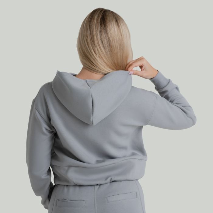 Felpa con Cappuccio Zip-Up da Donna ZOA Smoke - STRIX XL