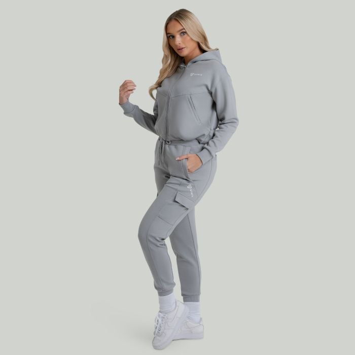 Felpa con Cappuccio Zip-Up da Donna ZOA Smoke - STRIX XL