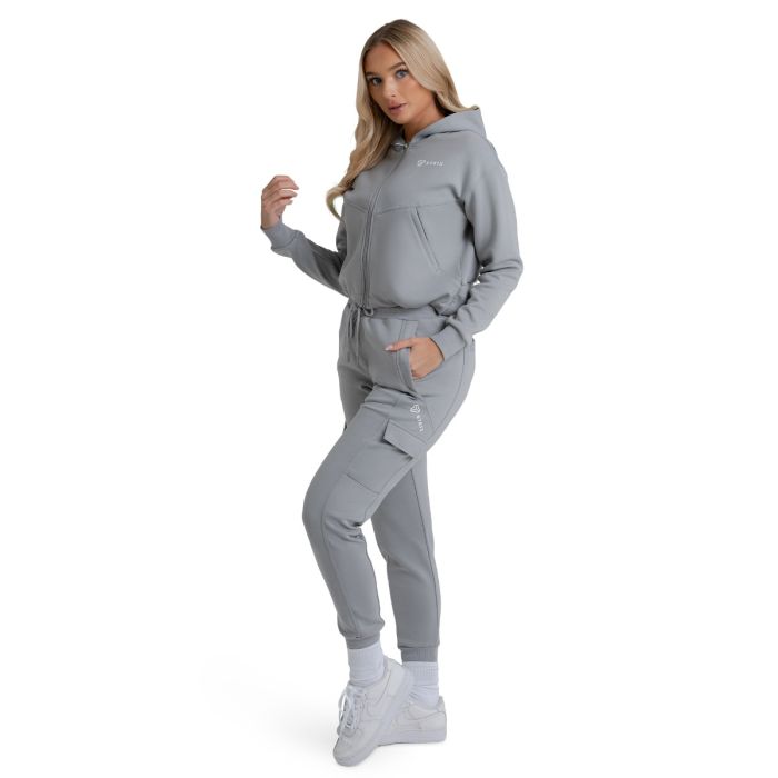 Felpa con Cappuccio Zip-Up da Donna ZOA Smoke - STRIX XL