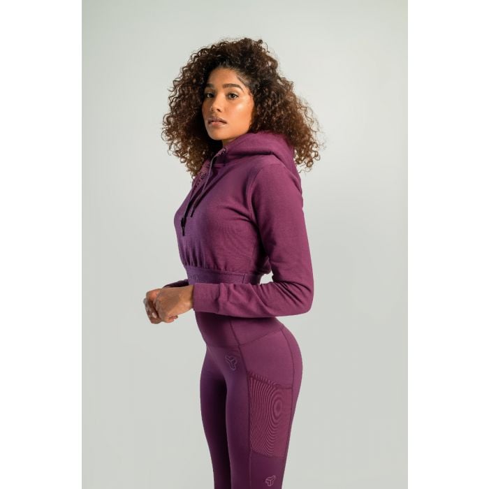 Felpa da Donna Essential Cropped Plum - STRIX XS