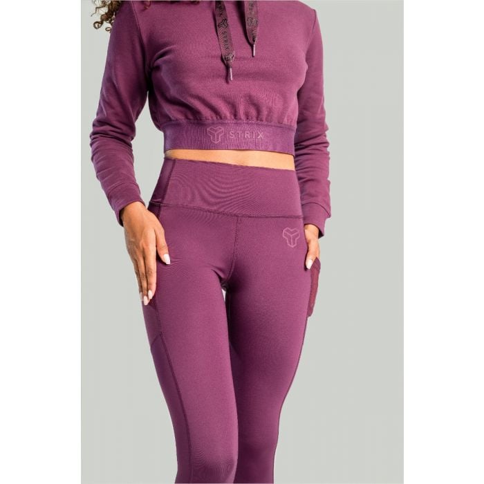 Leggings da Donna Essential Plum - STRIX M