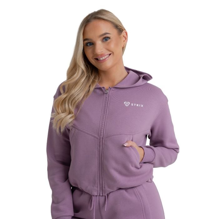 Felpa con Cappuccio Zip-Up da Donna ZOA Orchid - STRIX XL