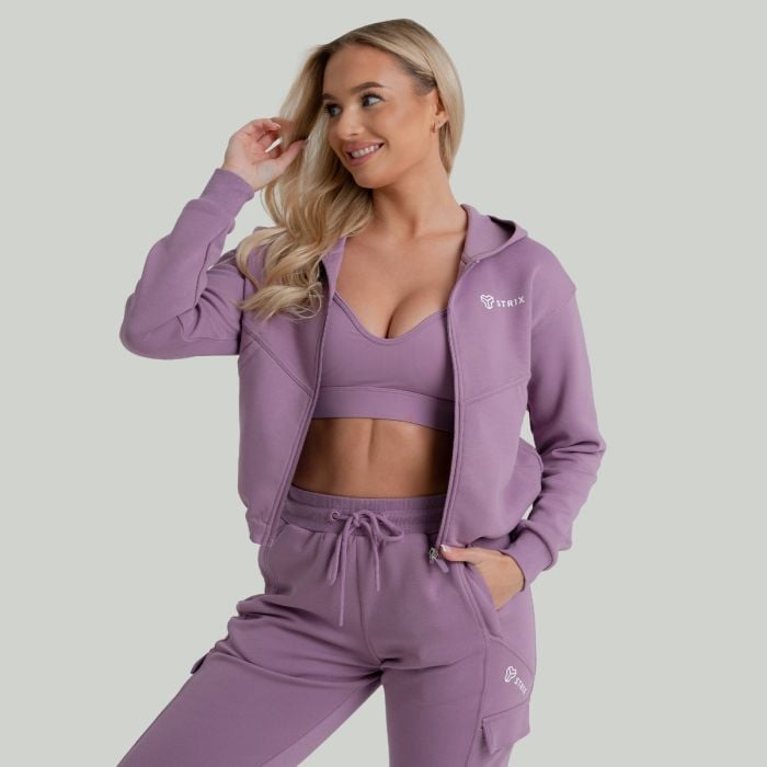Felpa con Cappuccio Zip-Up da Donna ZOA Orchid - STRIX XL