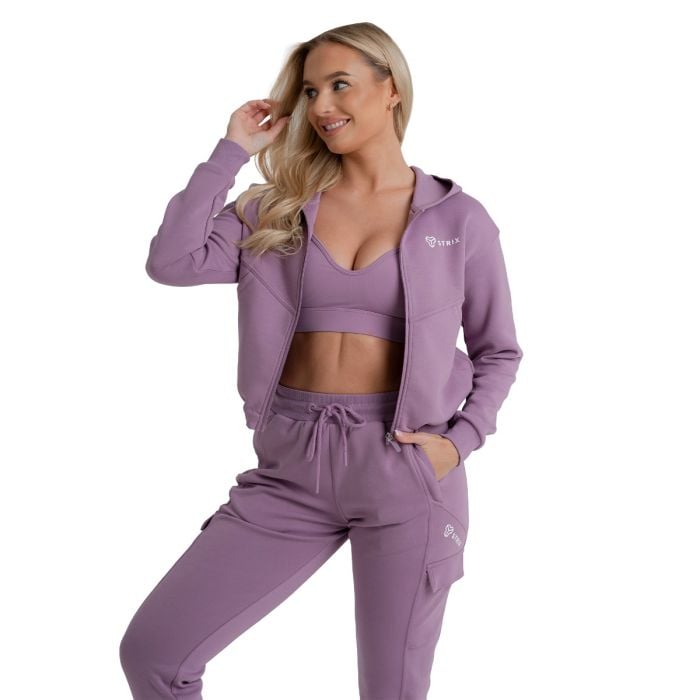 Felpa con Cappuccio Zip-Up da Donna ZOA Orchid - STRIX XL