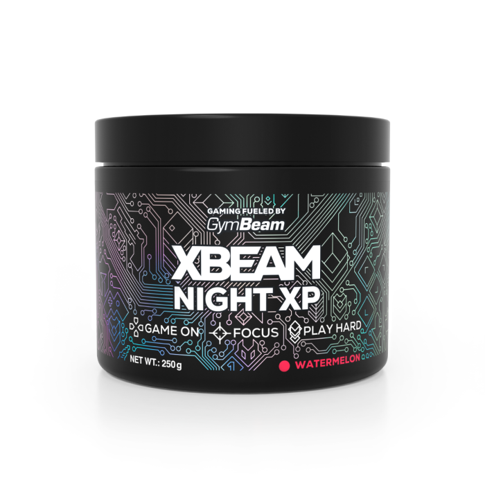 XBEAM Night XP - GymBeam 250 g - Cocomero