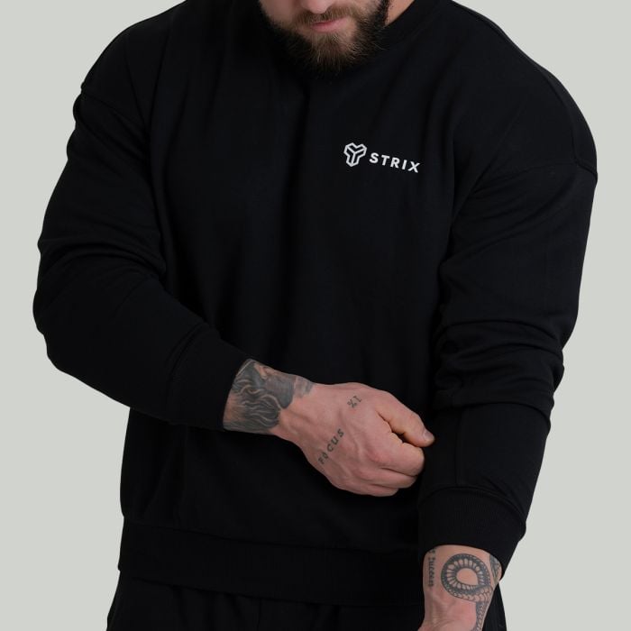 Felpa Relaxed Fit ZOA Black - STRIX XXL