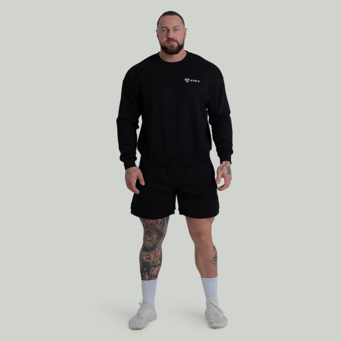 Felpa Relaxed Fit ZOA Black - STRIX XXL