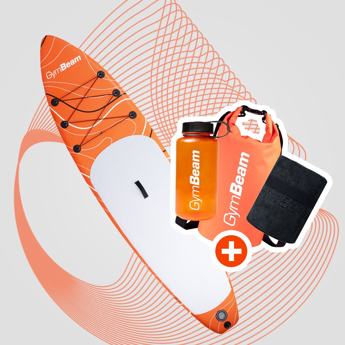 SUP Paddleboard WaveLine - GymBeam + OMAGGI