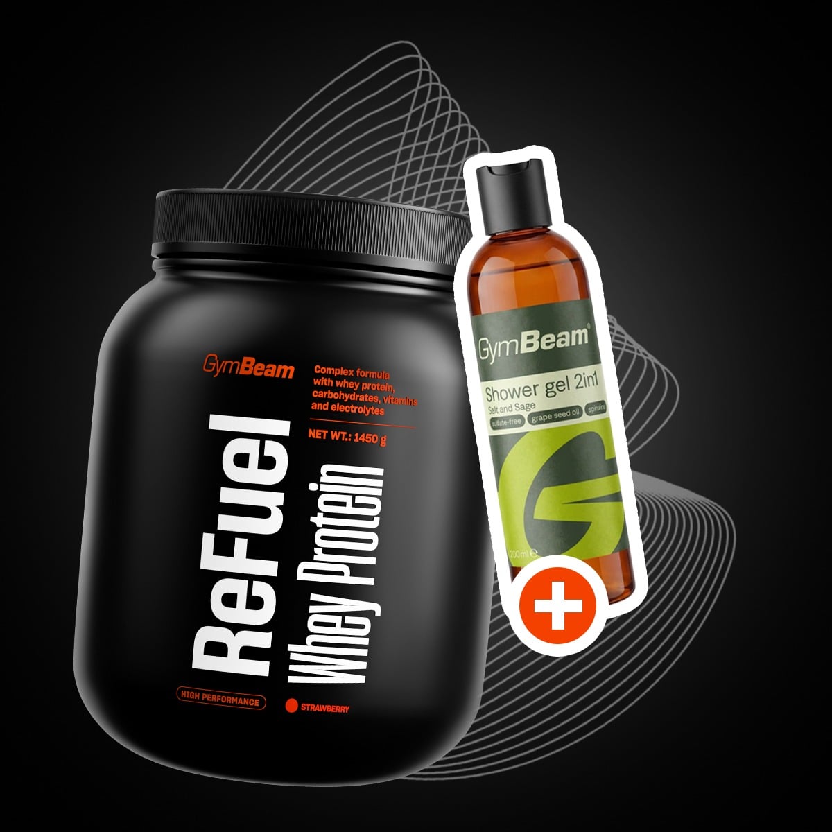 Proteine ReFuel Whey - GymBeam + OMAGGIO