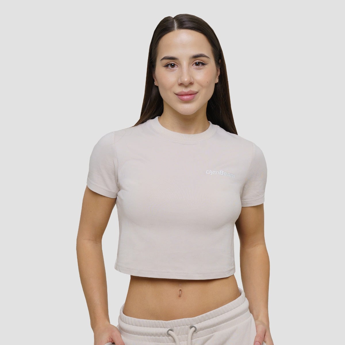 T-Shirt Cropped da Donna Agile Desert - GymBeam