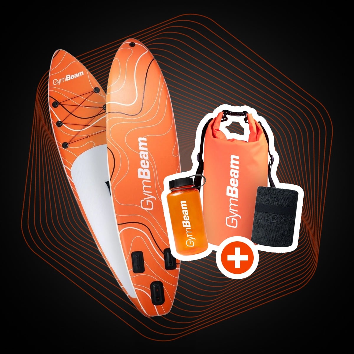 SUP Paddleboard WaveLine - GymBeam + OMAGGI
