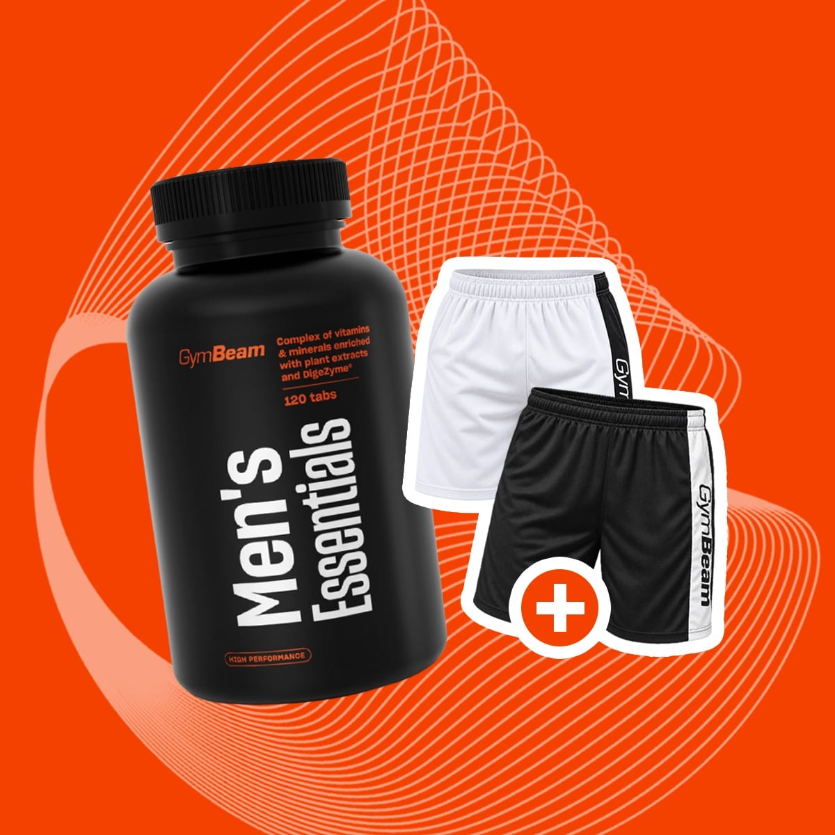 Multivitaminico Men‘s Essentials - GymBeam + OMAGGIO
