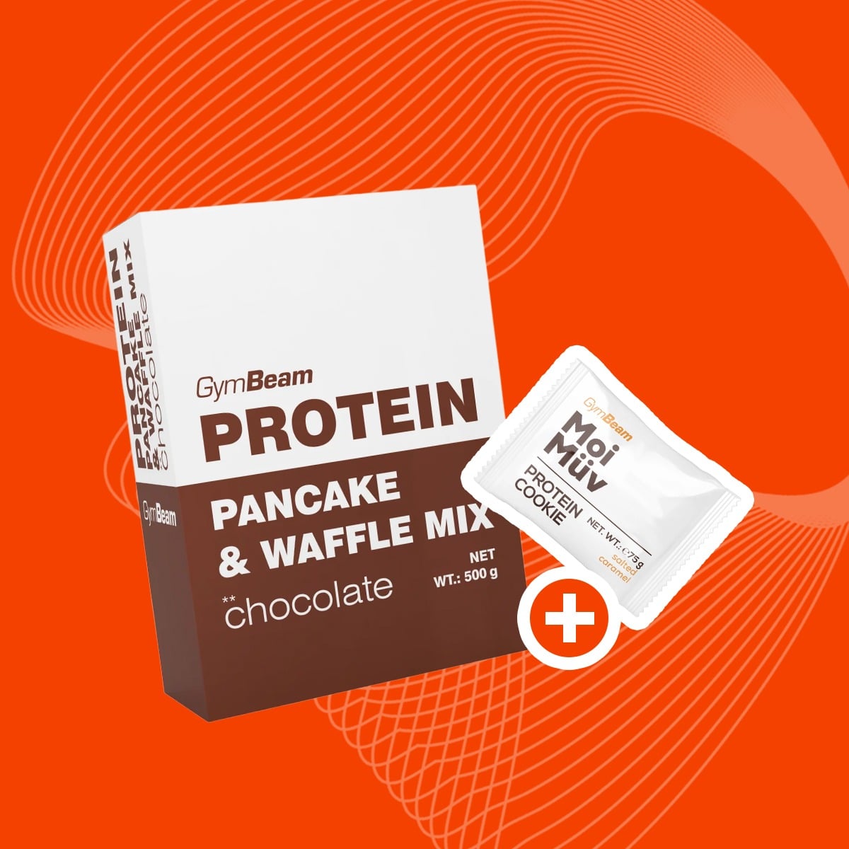 Pancake & Waffle Mix Proteico 500 g - GymBeam + OMAGGIO
