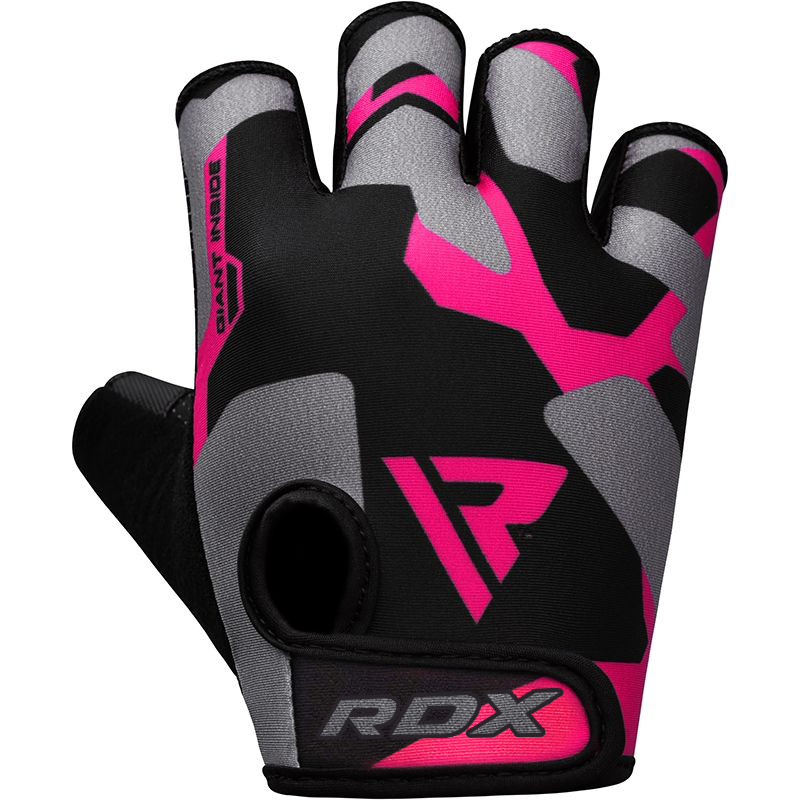 Guanti da sollevamento pesi Sublimation F6 Pink - RDX Sports