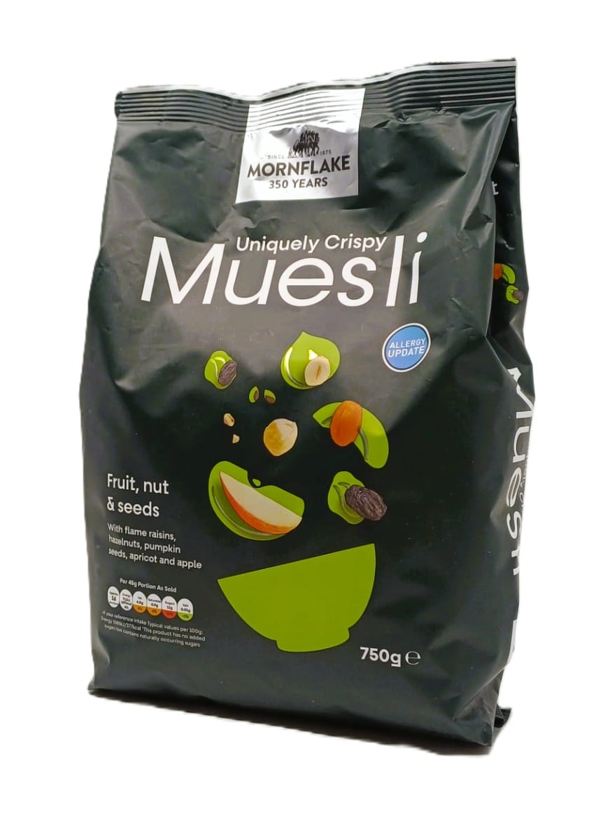Muesli Croccante di Frutta, Noci & Semi 750g - Mornflake
