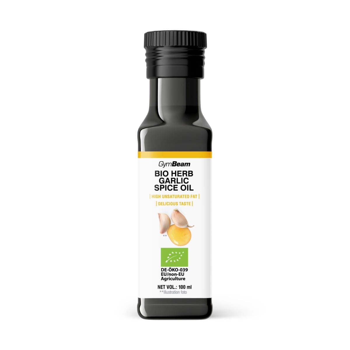 Olio Aromatizzato all‘Aglio BIO - GymBeam