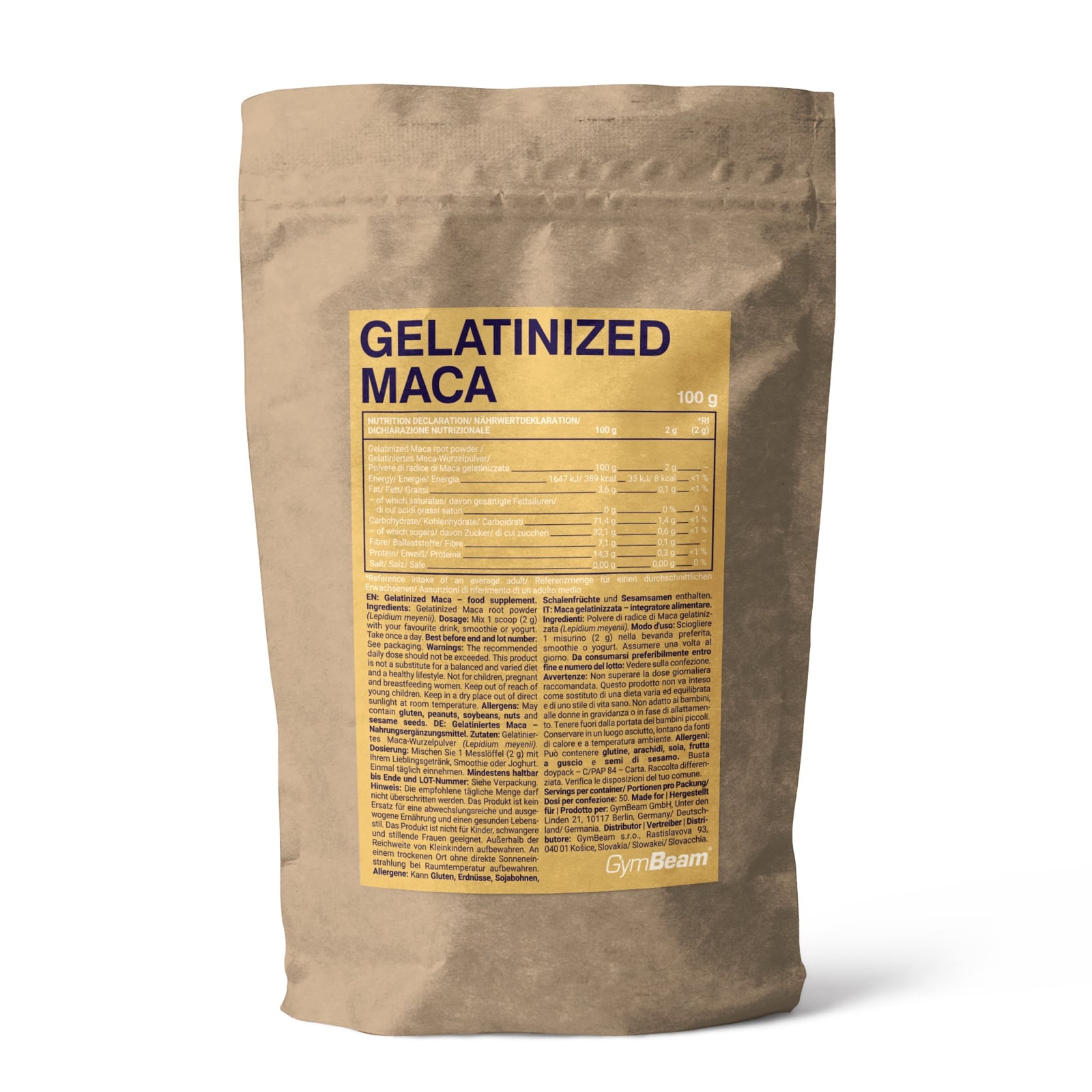 Maca in gelatina - GymBeam